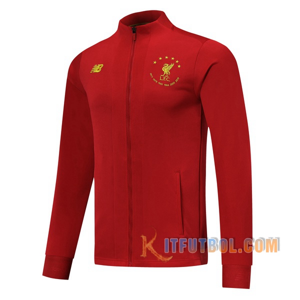 Chaquetas Futbol FC Liverpool Roja Edición conmemorativa 2019/2020