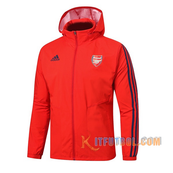 Chaqueta Rompevientos Arsenal Roja 2019/2020