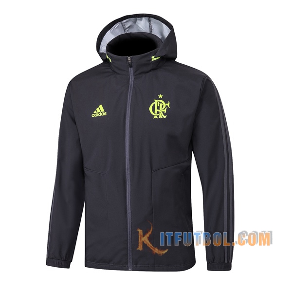 Chaqueta Rompevientos Flamengo Negro 2019/2020