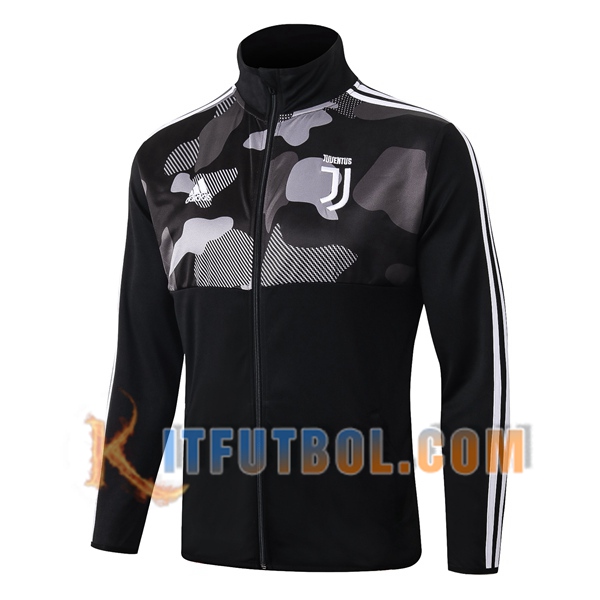 Chaqueta Futbol Juventus Negro Cuello alto 2019/2020