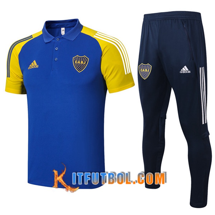 Camiseta Polo Boca Juniors + Pantalones Azul 2020/2021