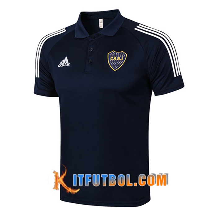 Camiseta Polo Futbol Boca Juniors Azul Marino 2020/2021
