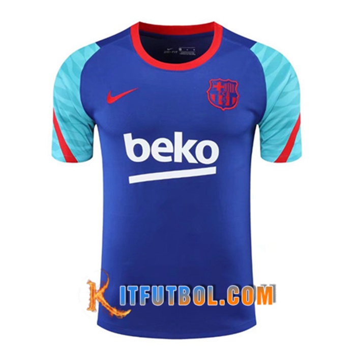 Camiseta Entrenamiento FC Barcelona Azul 2020/2021