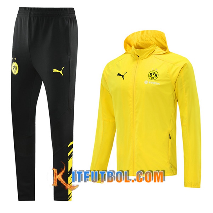Rompevientos Chandal De Futbol Dortmund BVB Amarillo 2020/2021