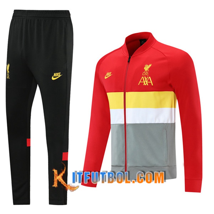 Chandal Equipos De Futbol FC Liverpool Rojo/Gris 2020/2021