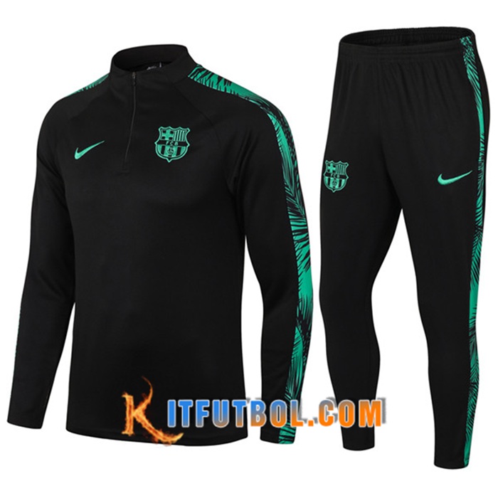 Chandal Equipos De Futbol FC Barcelona Negro 2020/2021