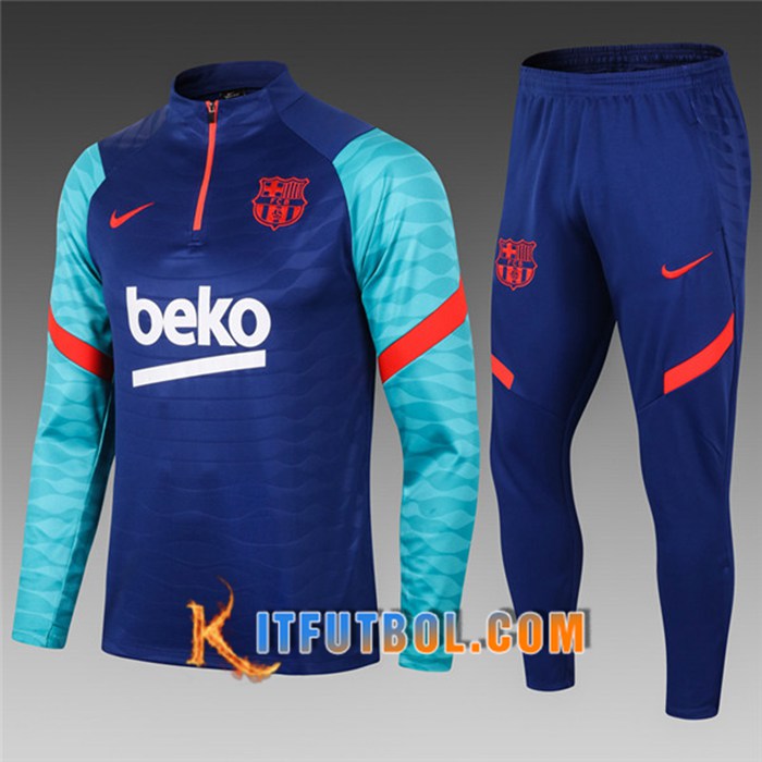 Chandal Equipos De Futbol FC Barcelona Ninos Azul Marino 2020/2021