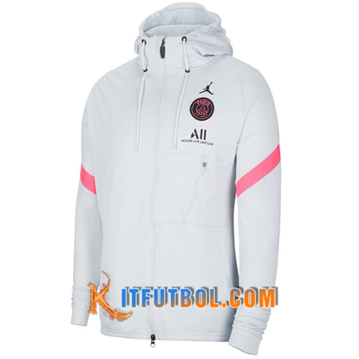 Chaqueta Con Capucha Jordan PSG Gris 2020/2021