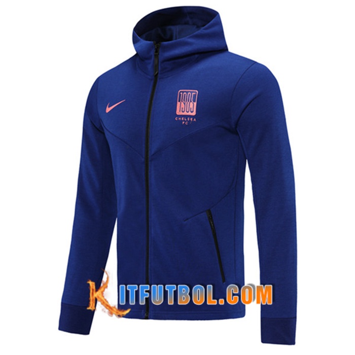 Chaqueta Con Capucha FC Chelsea Azul Marino 2020/2021