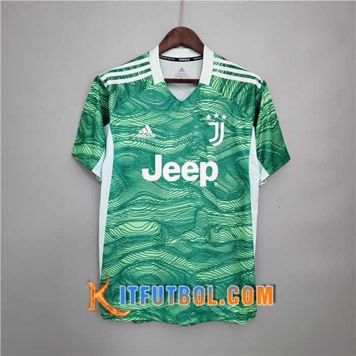 Camiseta Futbol Juventus Portero Verde 2021/2022
