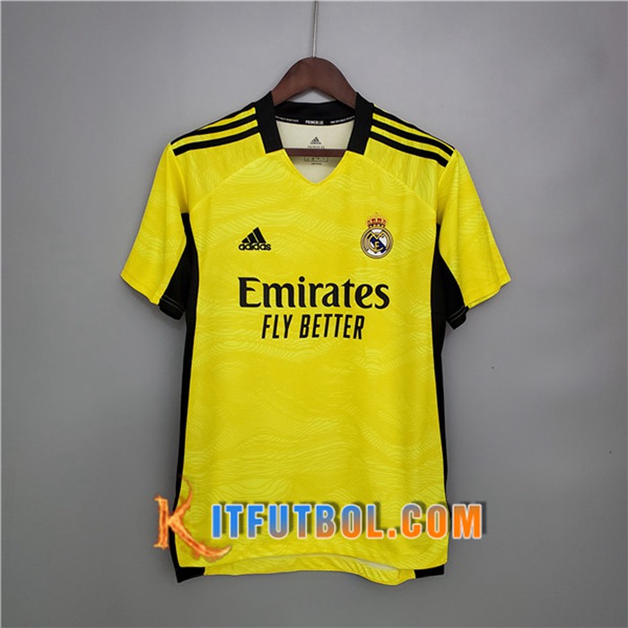 Camiseta Futbol Real Madrid Portero Amarillo 2021/2022