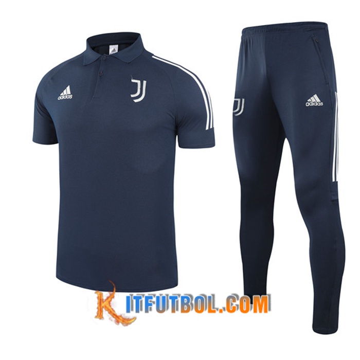 Camiseta Polo Juventus + Pantalones Marin Azul 2021/2022