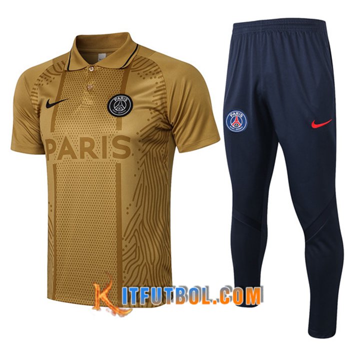 Camiseta Polo PSG + Pantalones Amarillo 2021/2022