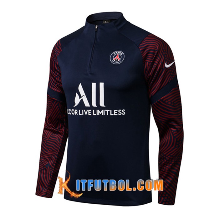 Sudadera De Entrenamiento PSG Marin Azul 2021/2022