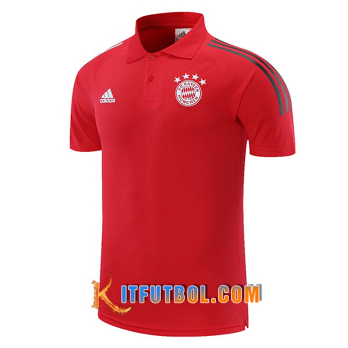Camiseta Polo Futbol Bayern Munich Negro 2021/2022