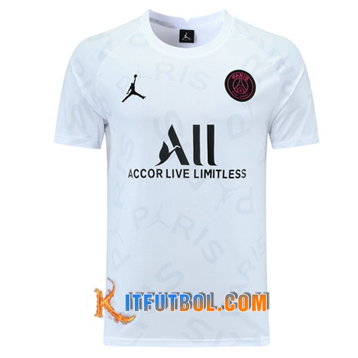 Camiseta Entrenamiento PSG Jordan Blanca 2021/2022