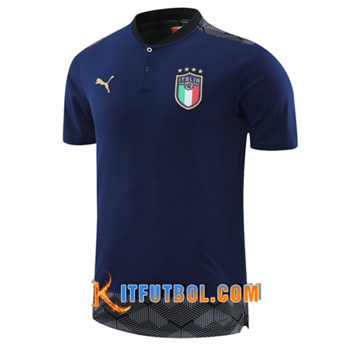 Camiseta Entrenamiento Italia Marin Azul 2021/2022