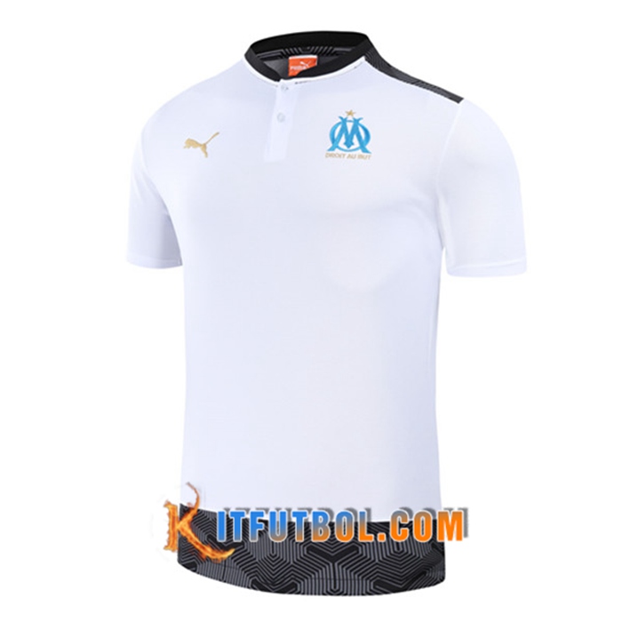 Camiseta Entrenamiento Marsella OM Blanca 2021/2022