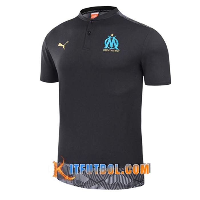 Camiseta Entrenamiento Marsella OM Negro 2021/2022