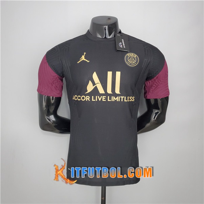 Camiseta Entrenamiento PSG Jordan Negro 2021/2022