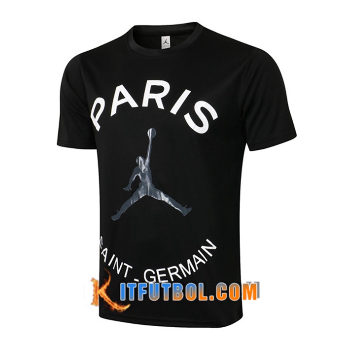 Camiseta Entrenamiento PSG Jordan Blanca/Negro 2021/2022