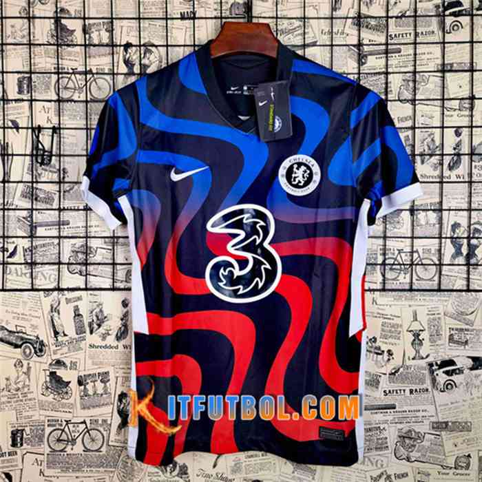 Camiseta Entrenamiento FC Chelsea Azul/Rojo 2021/2022