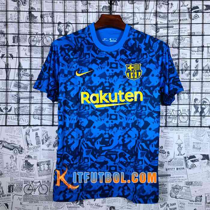 Camiseta Entrenamiento FC Barcelona Azul 2021/2022