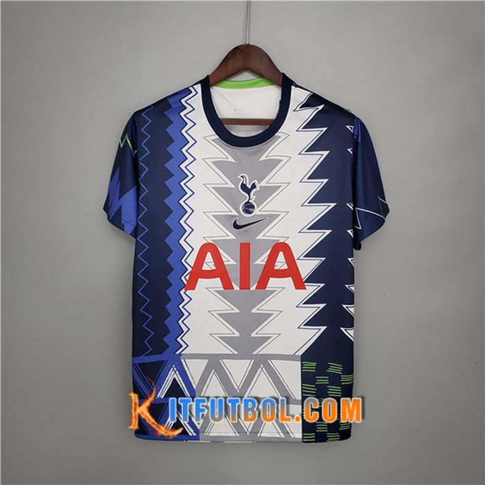 Camiseta Entrenamiento Tottenham Hotspur Blanca/Azul 2021/2022
