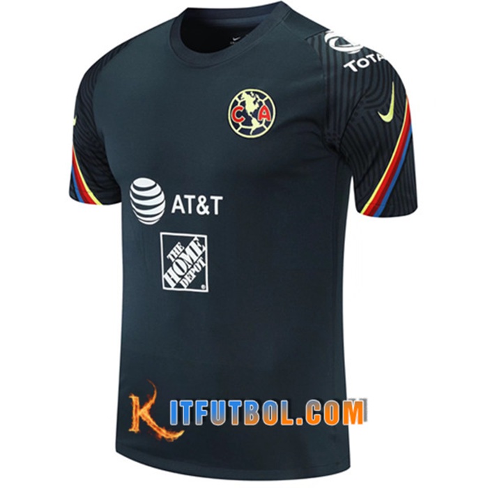 Camiseta Entrenamiento Club America Negro 2021/2022
