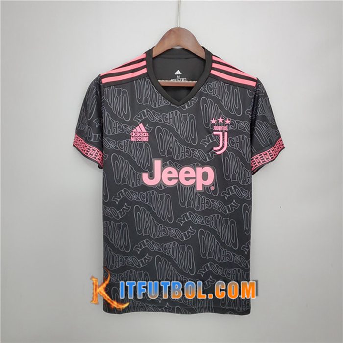 Camiseta Entrenamiento Juventus Negro/Rosa 2021/2022