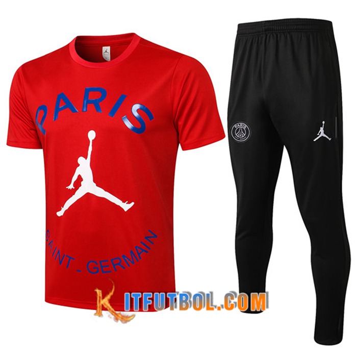 Camiseta Entrenamiento PSG Jordan + Pantalones Rojo 2021/2022
