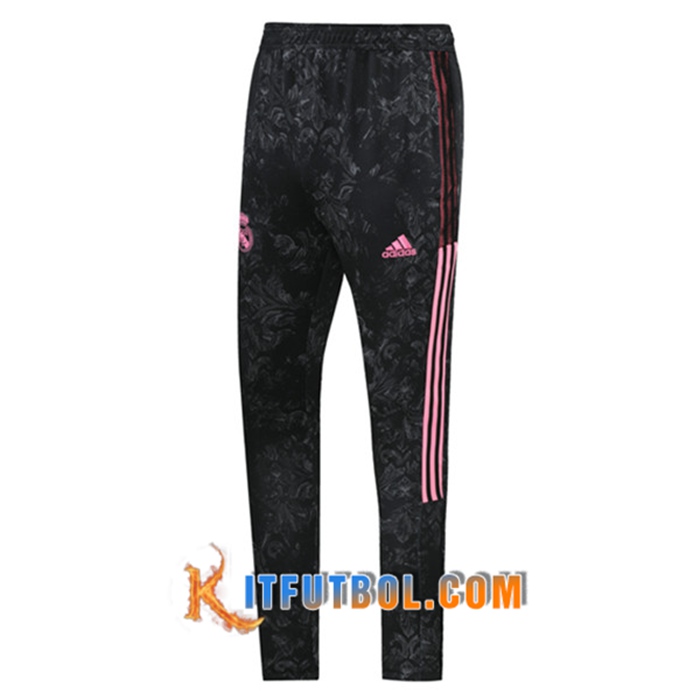 Pantalon Entrenamiento Real Madrid Negro/Gris 2021/2022