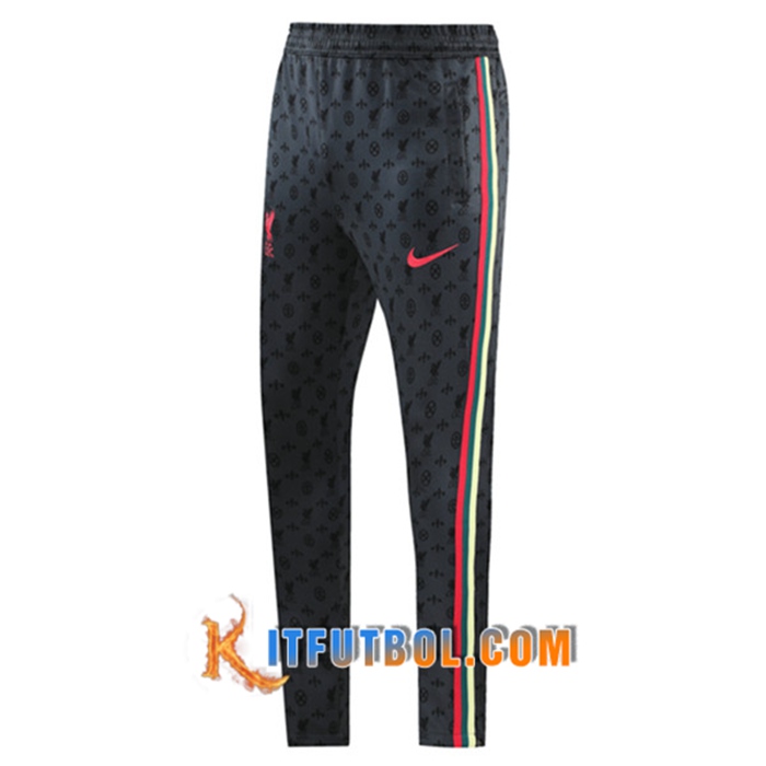 Pantalon Entrenamiento FC Liverpool Gris Oscuro 2021/2022