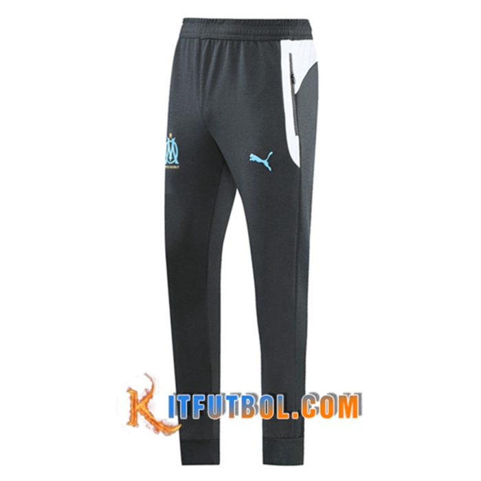 Pantalon Entrenamiento Marsella OM Gris 2021/2022