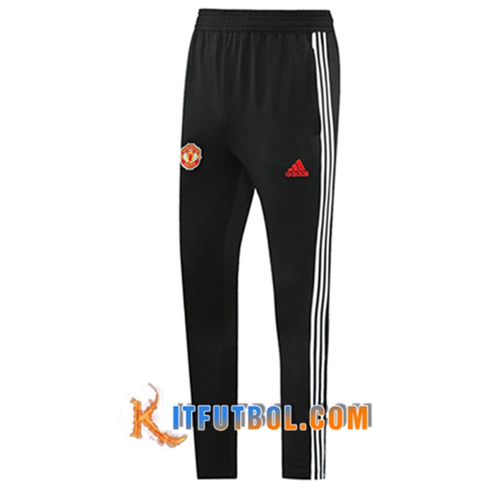 Pantalon Entrenamiento Manchester United Negro 2021/2022