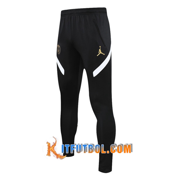 Pantalon Entrenamiento Jordan PSG Negro/Blanca 2021/2022