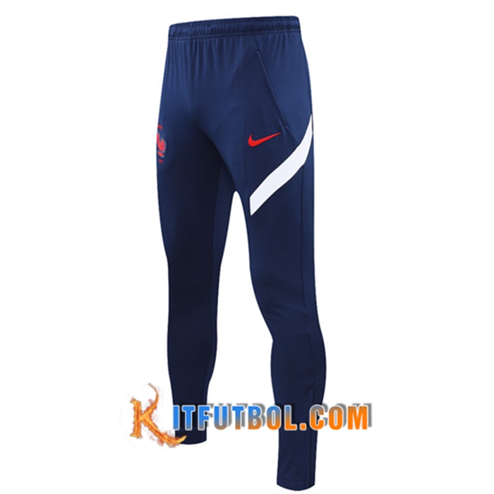 Pantalon Entrenamiento Francia Marin Azule 2021/2022