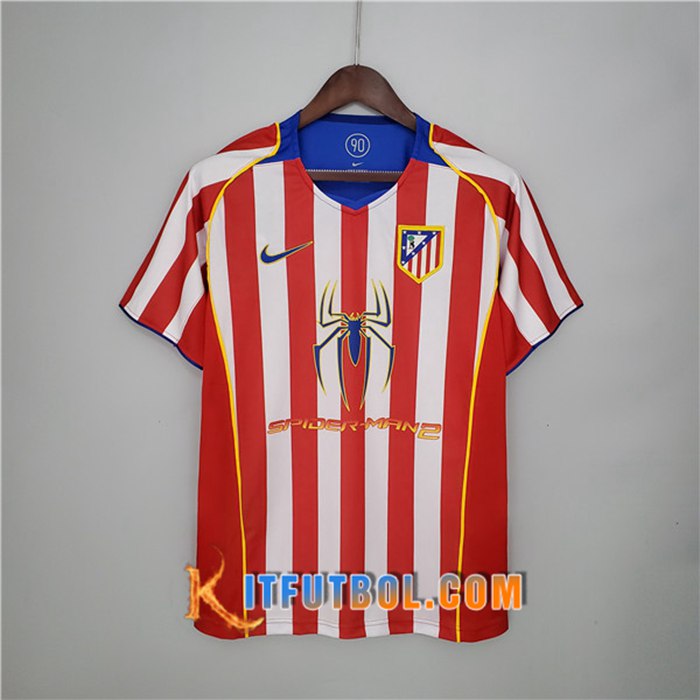 Camiseta Futbol Atletico Madrid Retro Titular 2004/2005
