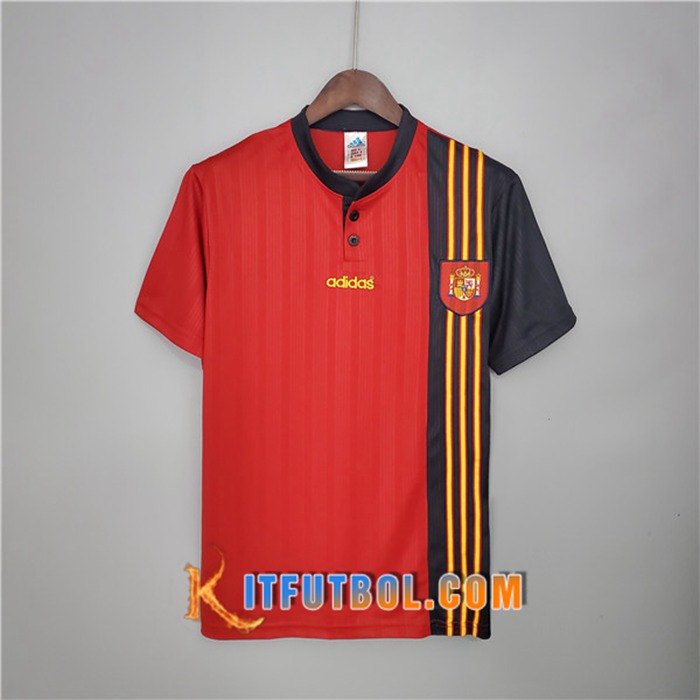 Camiseta Futbol España Retro Titular 1996