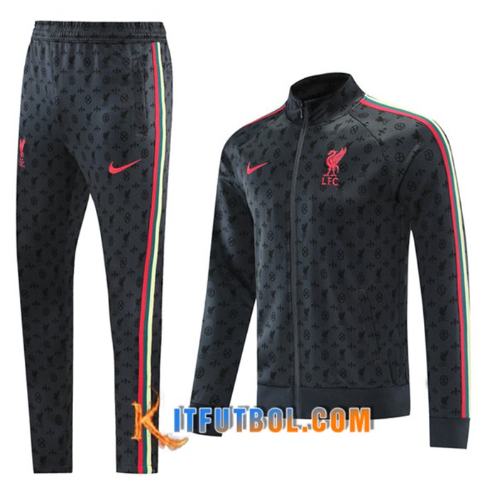 Chandal Equipos De Futbol - Chaqueta FC Liverpool Gris 2021/2022