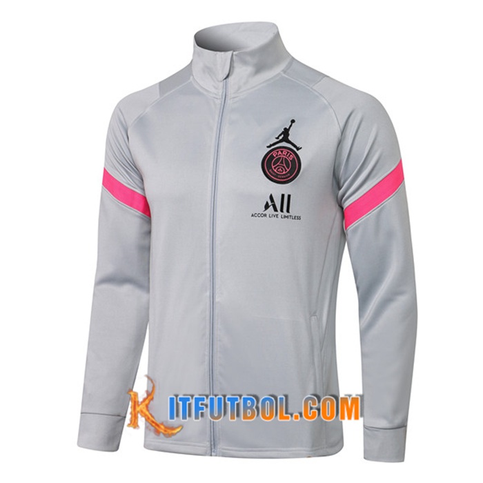 Chaquetas Futbol Jordan PSG Gris 2021/2022