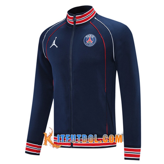 Chaquetas Futbol Jordan PSG Marin Azul 2021/2022