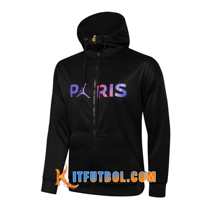 Chaqueta Con Capucha Jordan PSG Negro 2021/2022