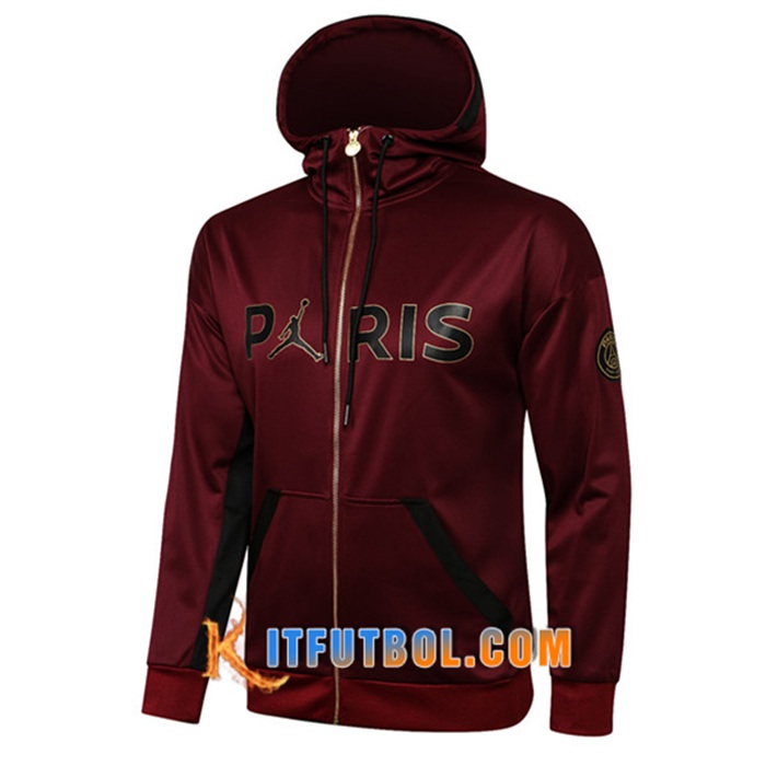 Chaqueta Con Capucha Jordan PSG Púrpura 2021/2022