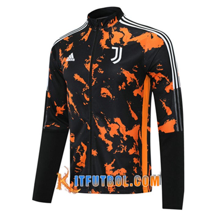 Chaquetas Futbol Juventus Negro/Naranja 2021/2022