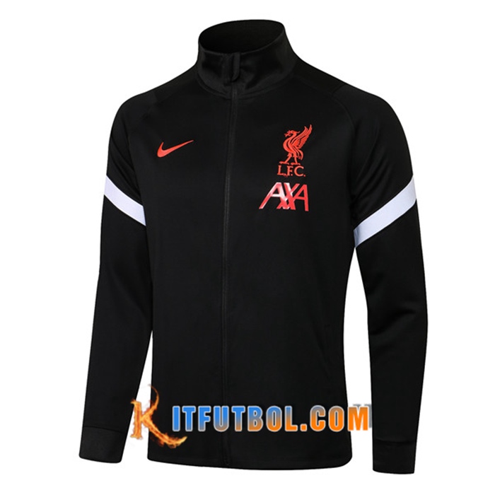 Chaquetas Futbol FC Liverpool Negro 2021/2022