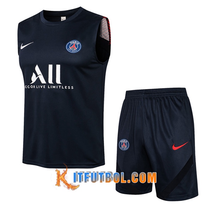 Camisetas Sin Mangas PSG Azul 2021/2022