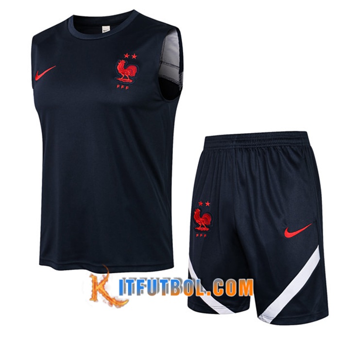 Camisetas Sin Mangas Francia Azul 2021/2022