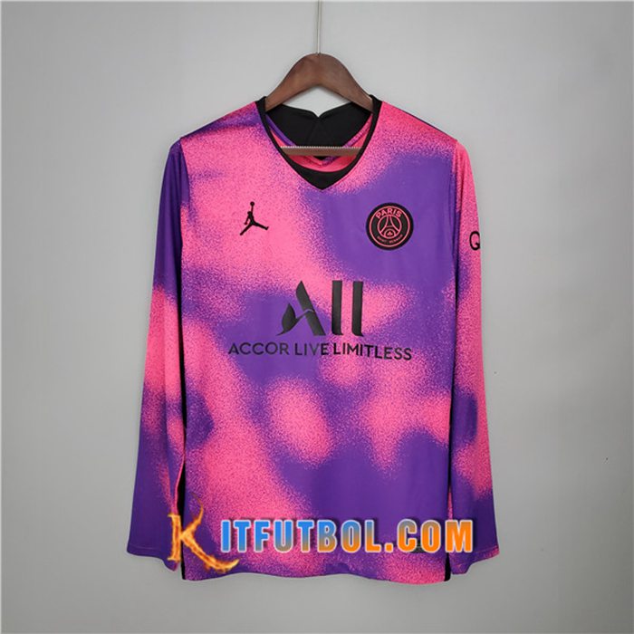 Camiseta Futbol Jordan PSG Fourth Manga Larga 2021/2022