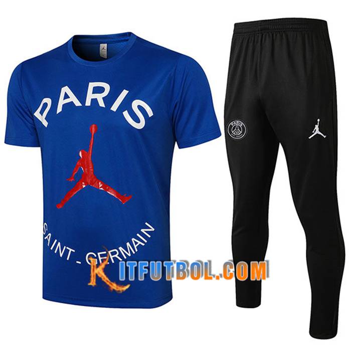 Camiseta Polo Jordan PSG + Pantalones Azul 2021/2022